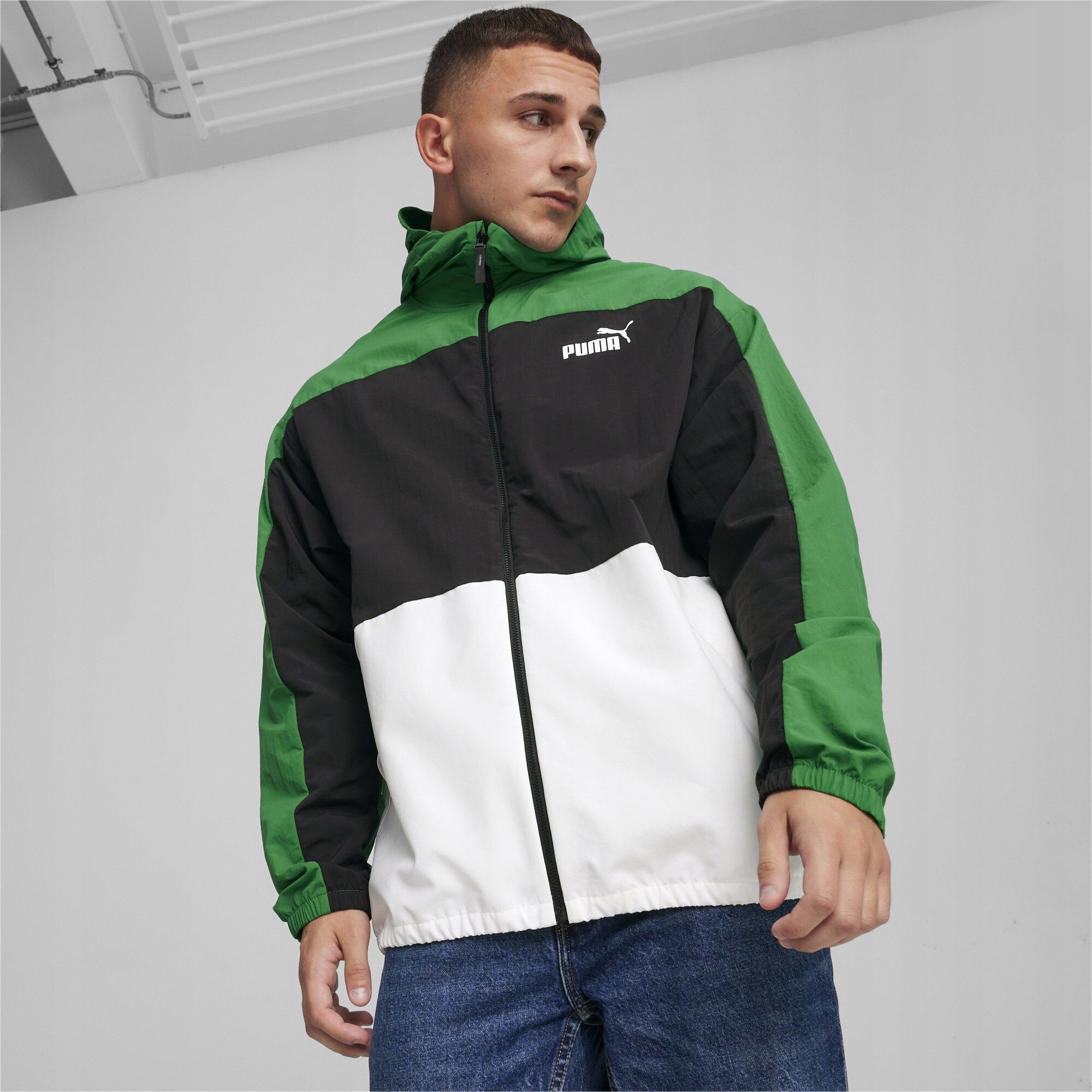 メンズウェア tomtom PUMA Colorblock Hooded Windbreaker 67538786