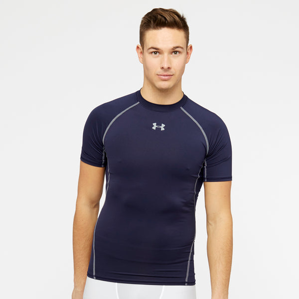 Men's UA HeatGear® Armour Short Sleeve Compression Shirt 1257468-410 – Mann  Sports Outlet