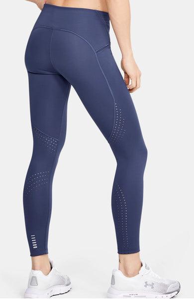 Under Armour Qualifier Speedpocket Perforated Running Crop Women's Ankle  Length Leggings : : Fashion