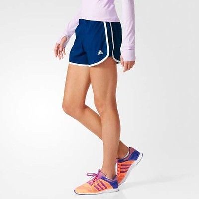 Adidas Women MARATHON 10 Woven Shorts Climalite Training Pants Running –  Mann Sports Outlet