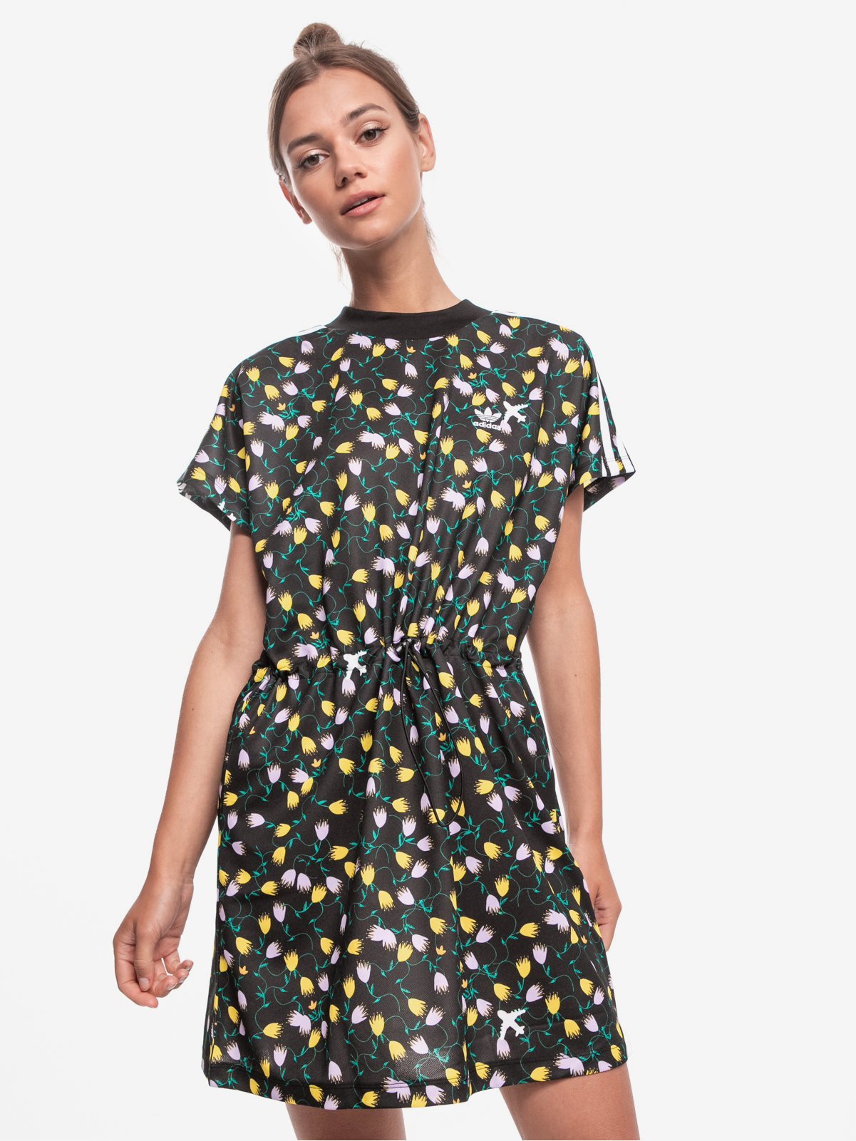 Women's • Adidas Originals Allover Print Tee Dress FL4100