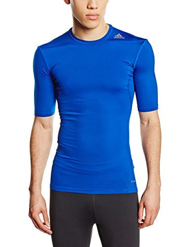 venijn tennis Moederland Adidas Tech-Fit Base Short Sleeve Tee Shirts D82091 – Mann Sports Outlet