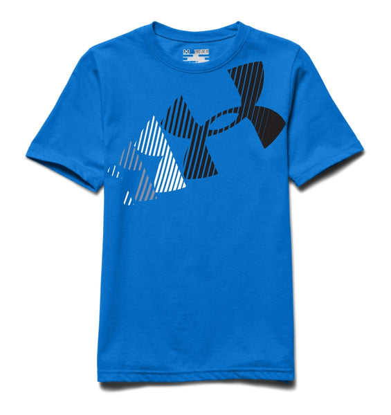 Under Armour Boys' UA Break Script TShirt Blue Jet 1264963405 Mann