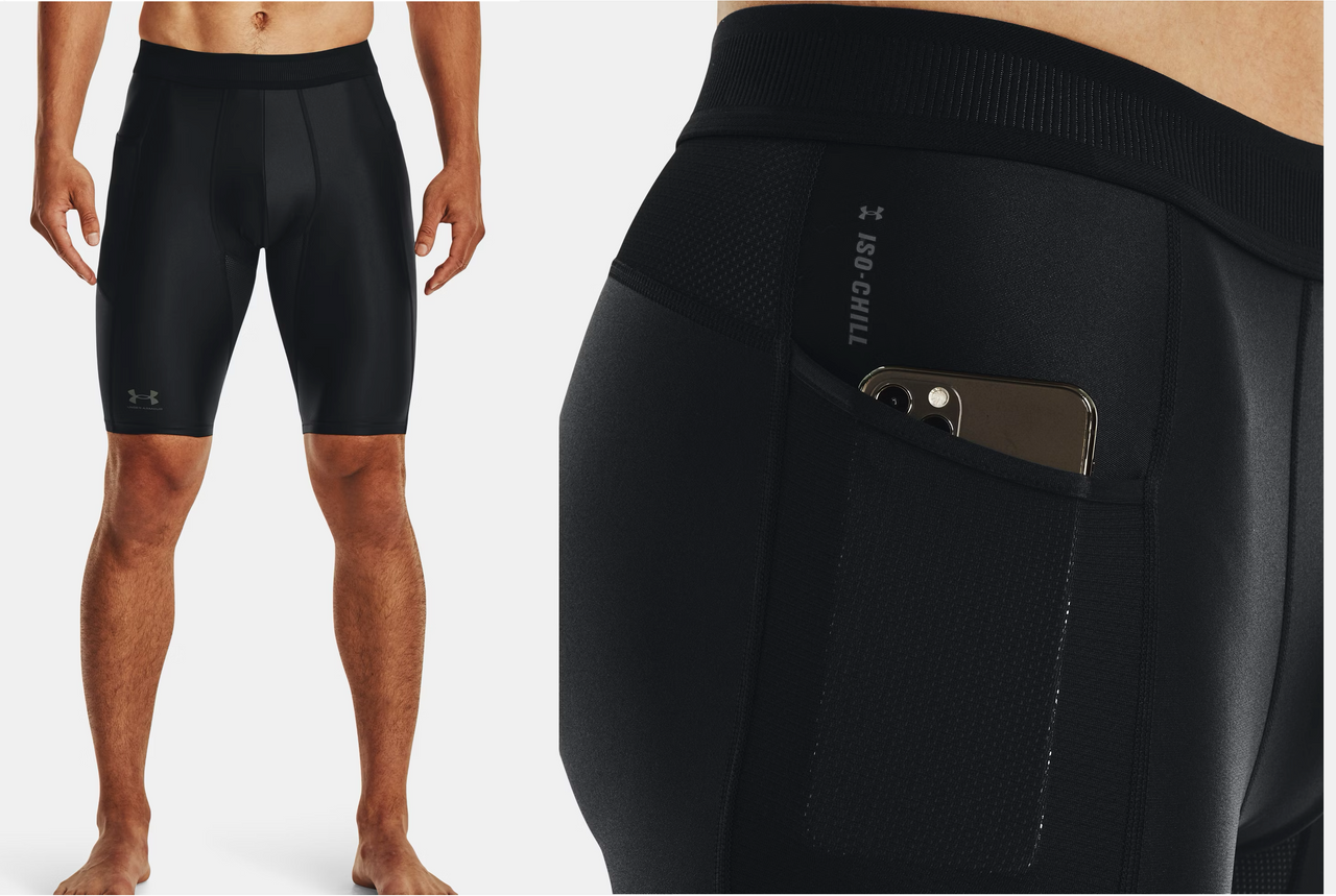 UA Iso-Chill Men's 9" Compression Shorts 1365224-002