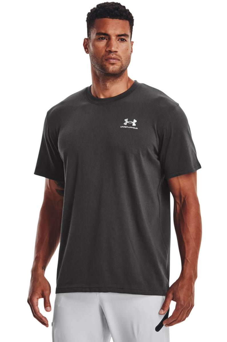 1373997 Men's UA Logo Embroidered Heavyweight Short Sleeve 1373997-010