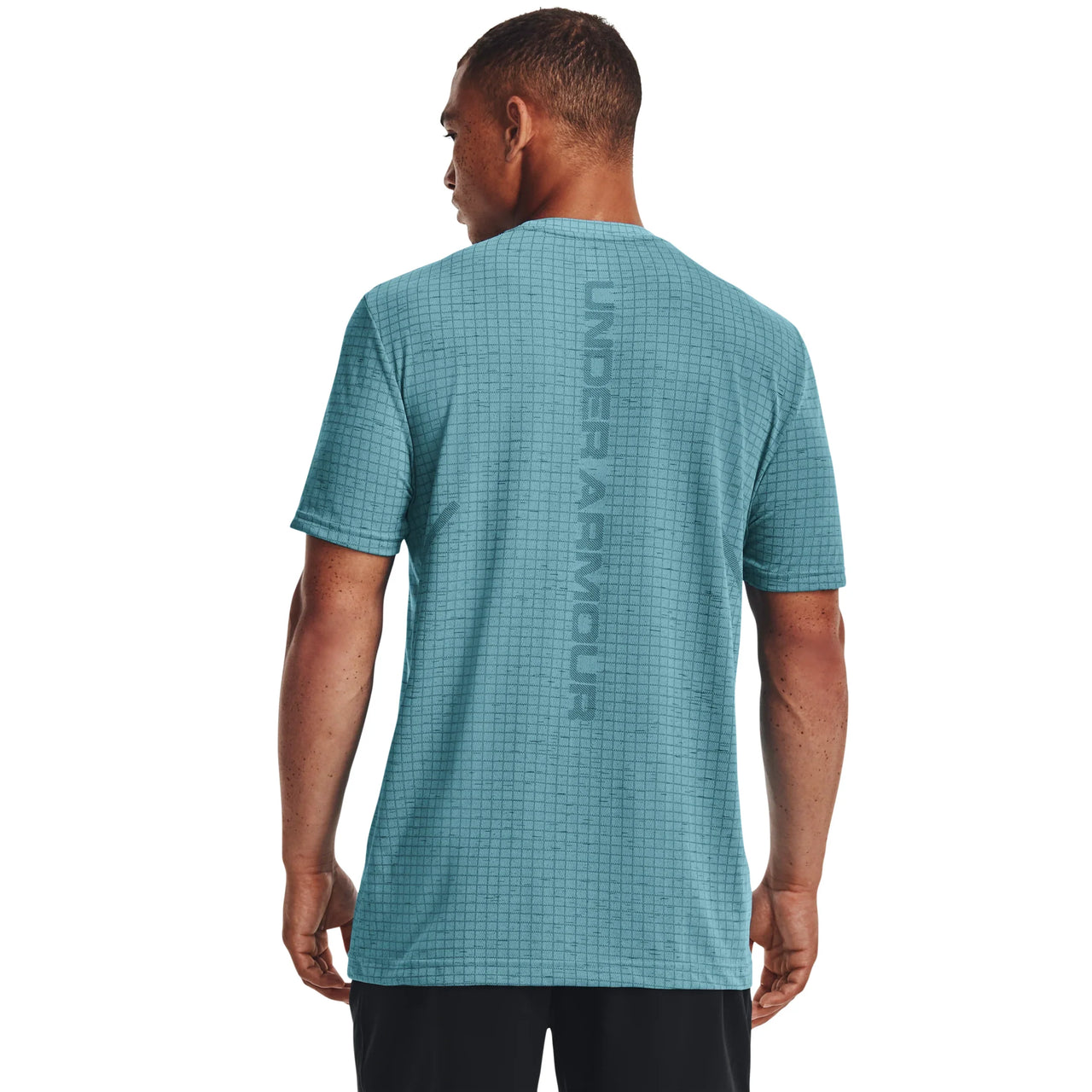 UA Seamless Grid Men's Short Sleeve 1376921-433