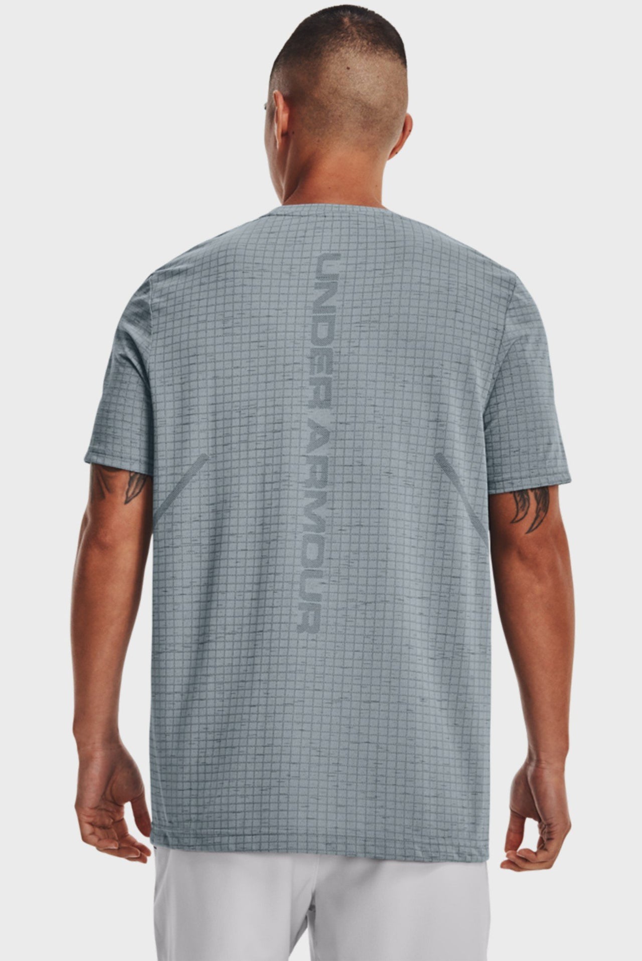 UA Seamless Grid Men's Short Sleeve 1376921-465