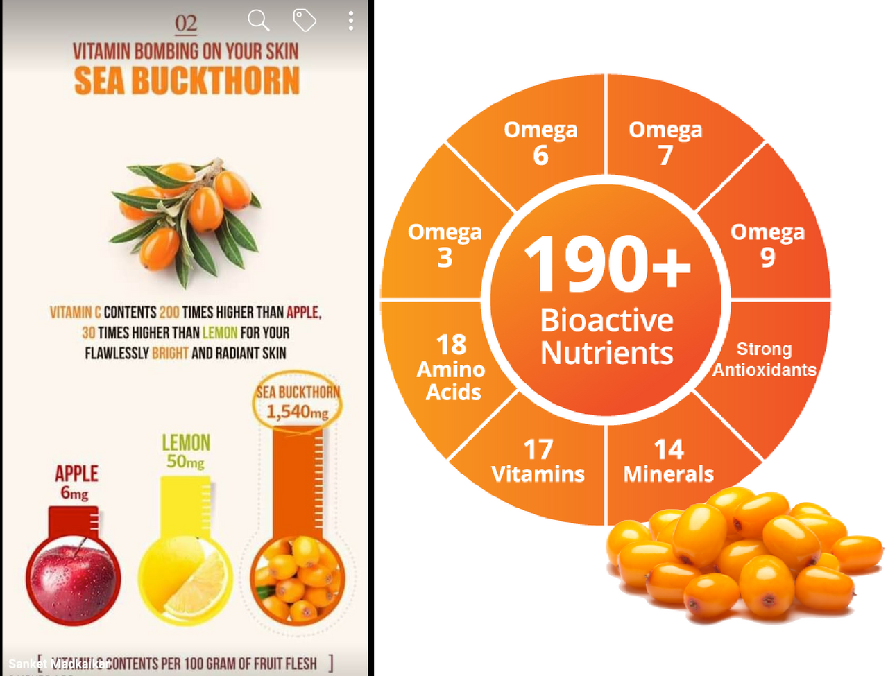 Sea buckthorn Juice 750 ML