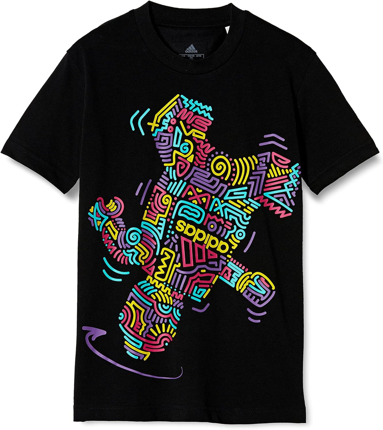 Kid's adidas x LEGO® Graphic Tee - Black GU8901