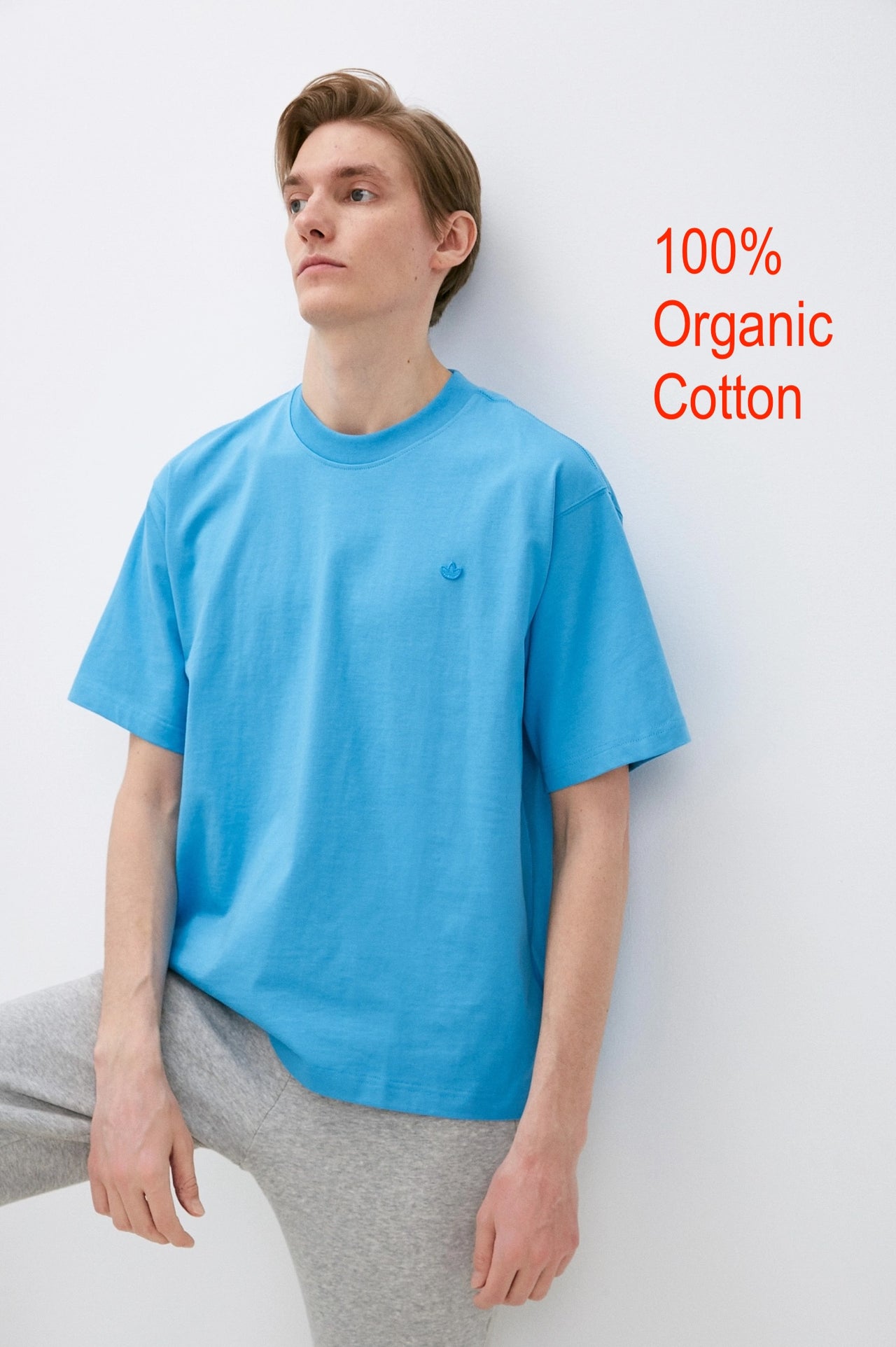 Men's Adidas Originals Logo Organic Cotton T-Shirt - HC4514