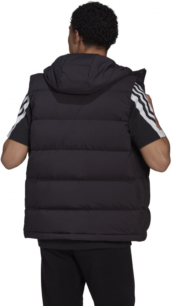 Adidas Helionic Hooded Down Vest - Black HG6277