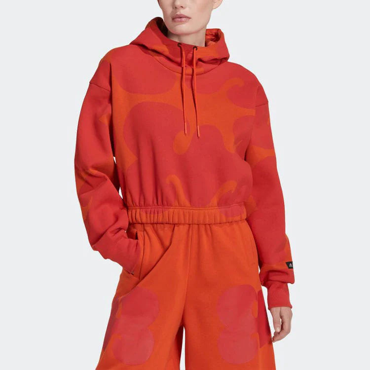 Adidas Women Marimekko Crop Hoodie HJ7306