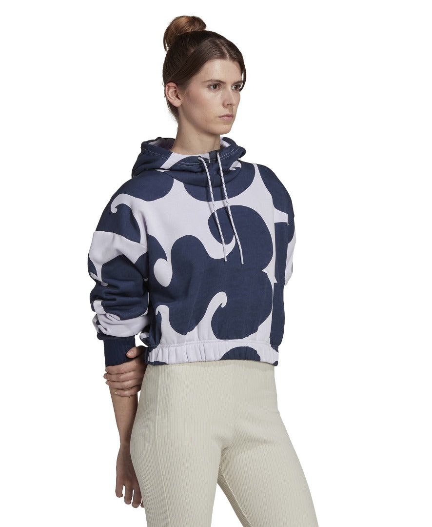 Adidas Women Marimekko Crop Hoodie HJ7307