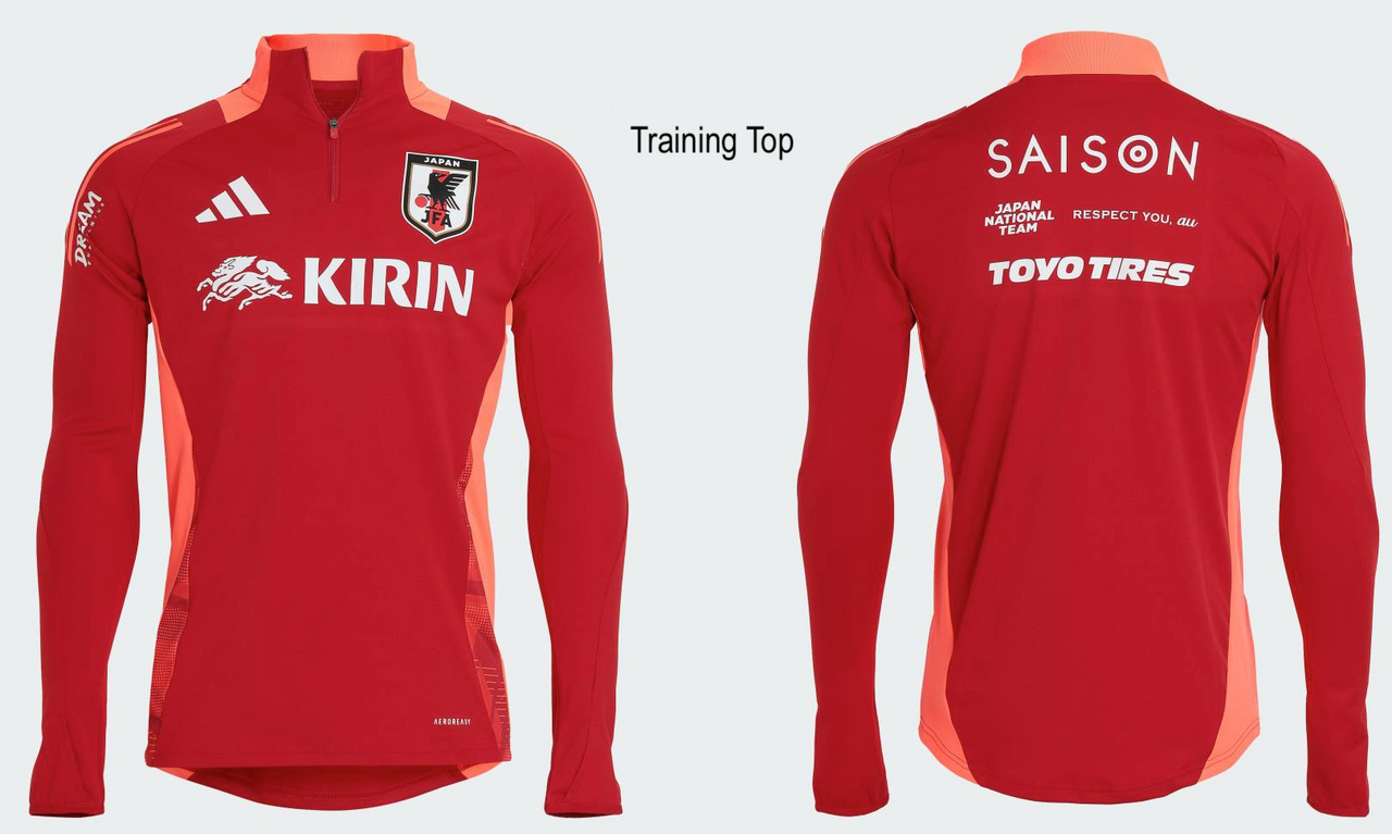 Japan National Football Team TIRO24 Training Top IU9388