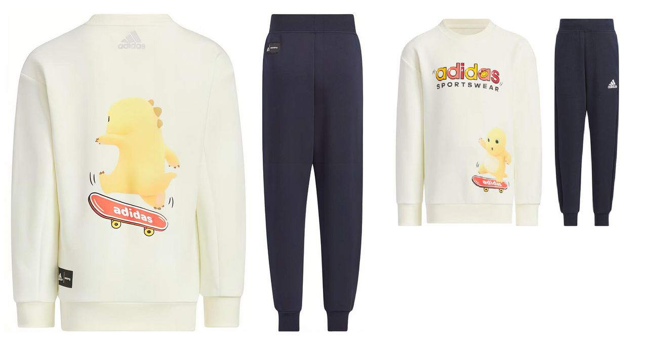 Adidas Kids' Nailoong Crew Track Suit Set JF1371