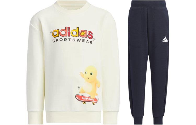 Adidas Kids' Nailoong Crew Track Suit Set JF1371