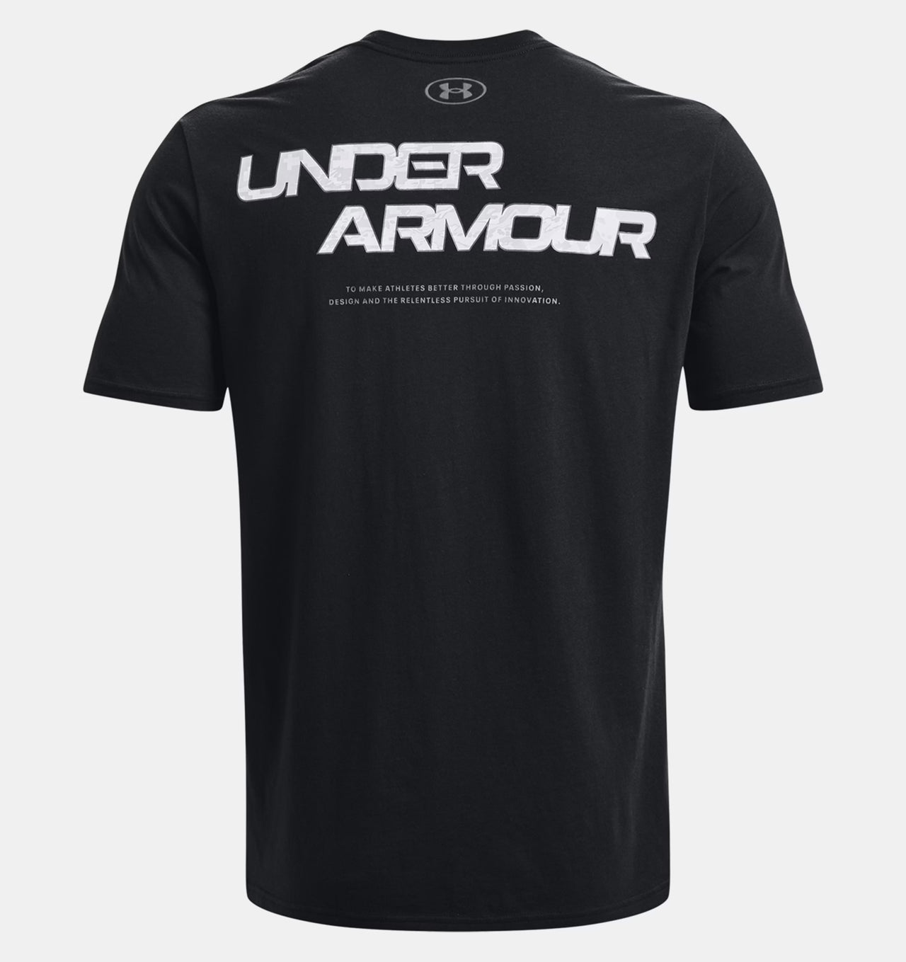 UA ABC Camo Fill Wordmark Men's Short Sleeve 1366456-001