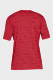 Men's UA Microthread Print Short Sleeve 1321930-633