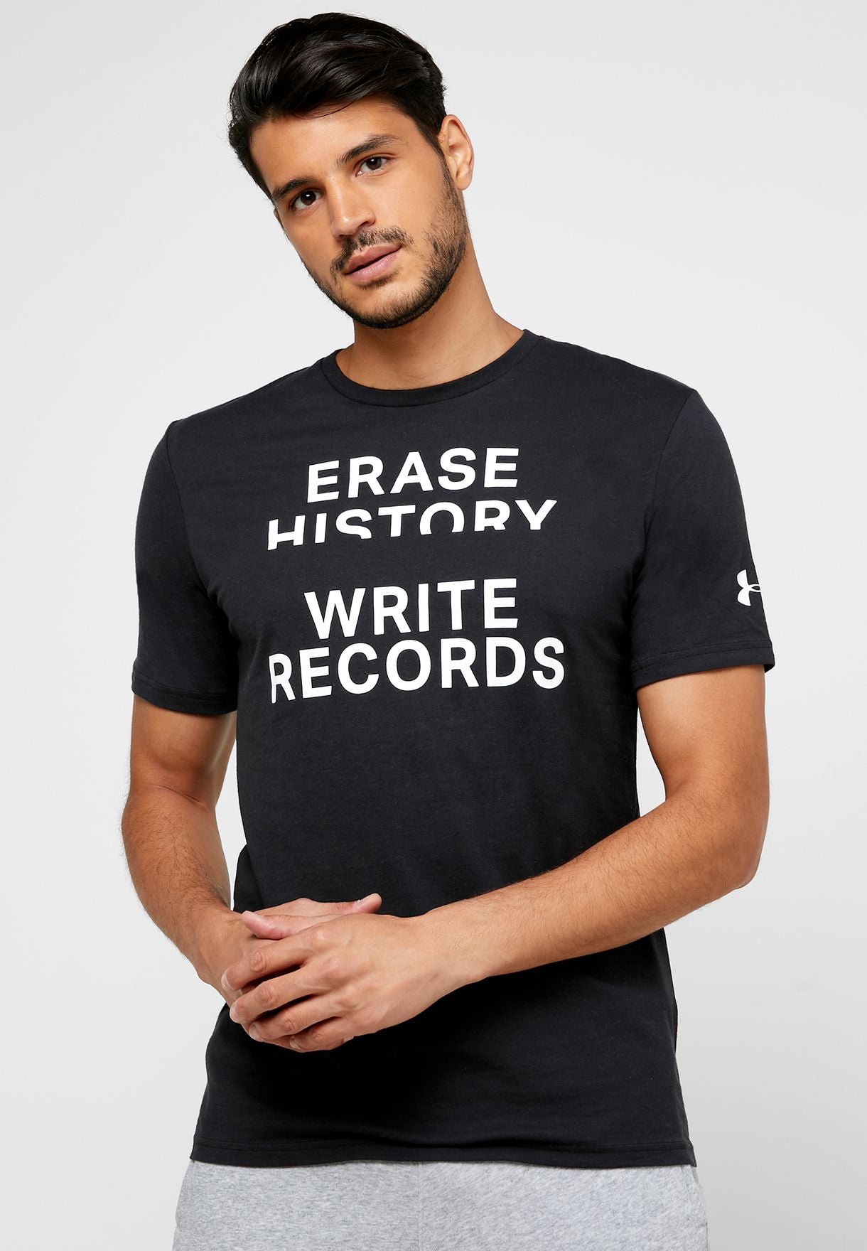 Under Armour Write Records T-Shirt 1344225-001 – Mann Sports Outlet