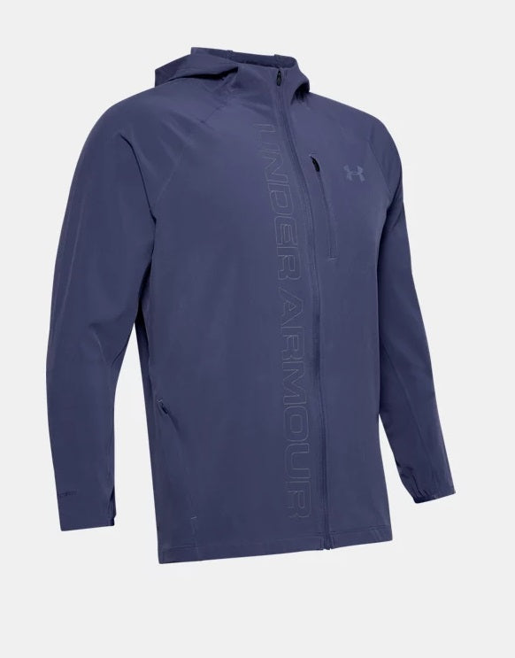  Under Armour Men's UA Qualifier Outrun The Storm Full Zip  Hooded Jacket 1350173 (as1, alpha, x_l, regular, regular, Grey 066,  X-Large) : Clothing, Shoes & Jewelry