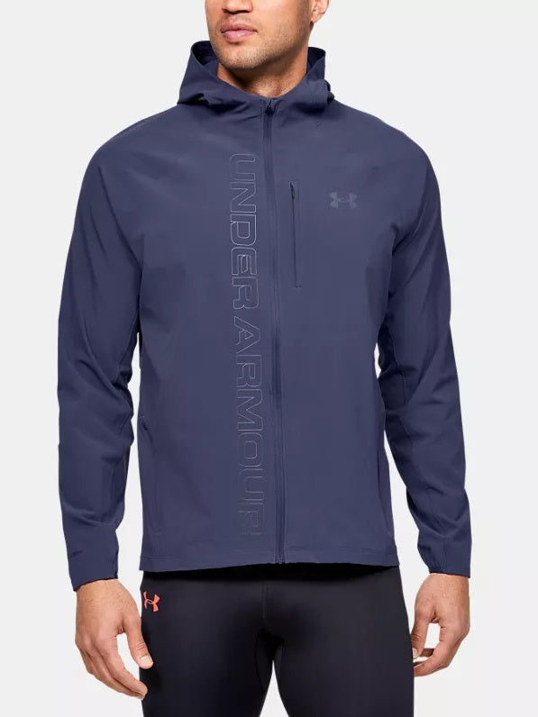 Under Armour Men's UA Qualifier Outrun The Storm Full Zip Hooded Jacket  1350173
