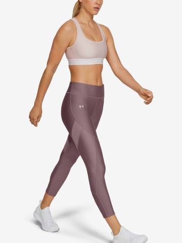 Buy Under Armour Women's HeatGear® Armour Mesh Print Leggings Purple in KSA  -SSS