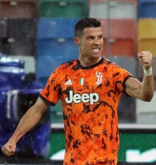 Ronaldo Juventus Orange Kit Orange Ronaldo Juventus 3rd Jersey