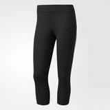Adidas Response 3/4 Capri Womens Running Tights - Black B47766
