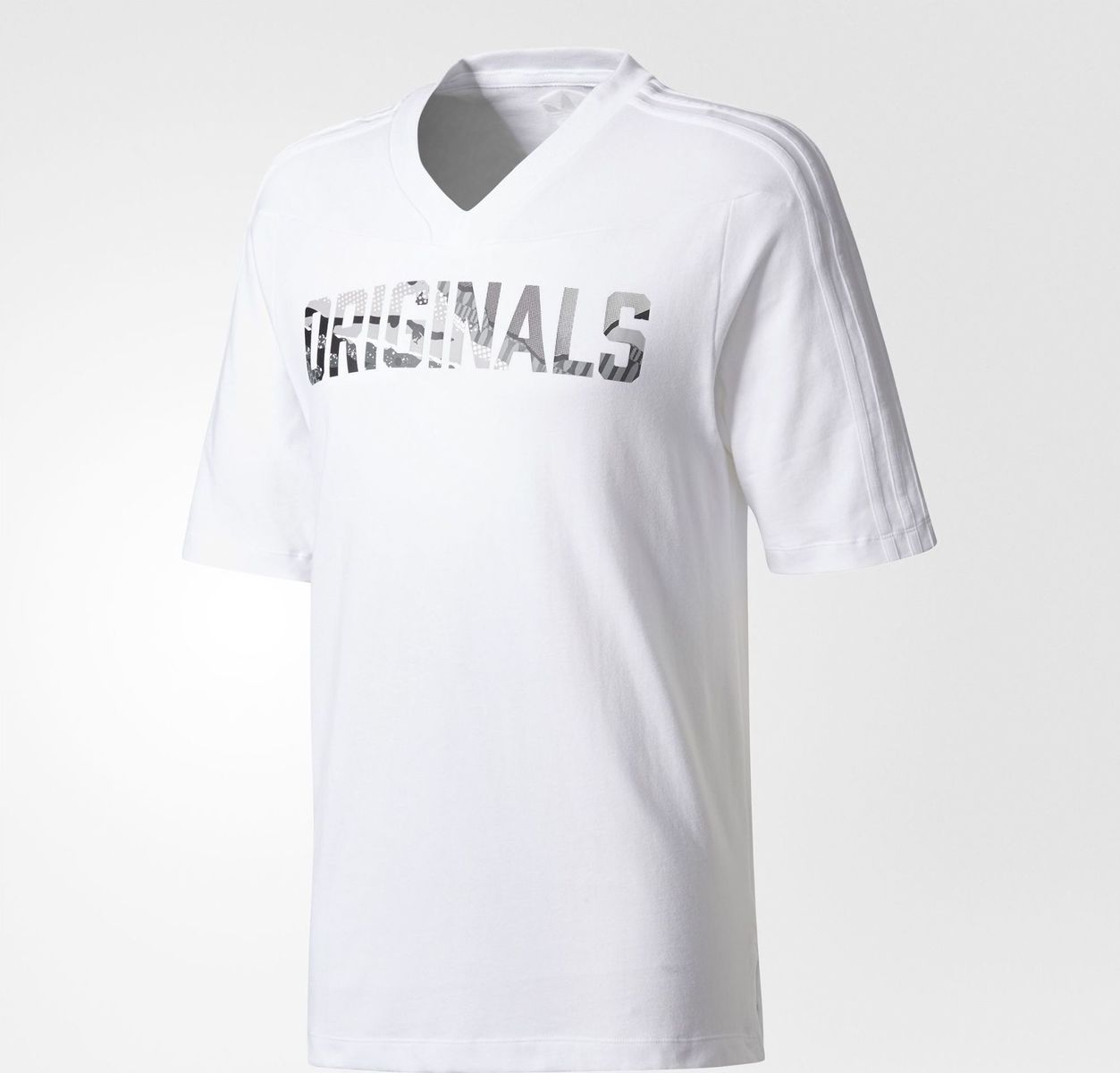Adidas originals v-neck t-shirt - men's Clearance