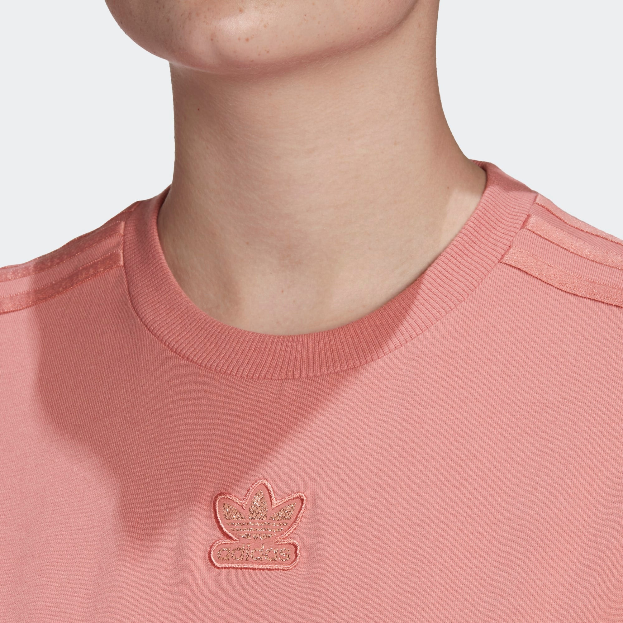 即日発送ピンクLindsay logo tops andmary andmary Lindsay logo tops pink トップス