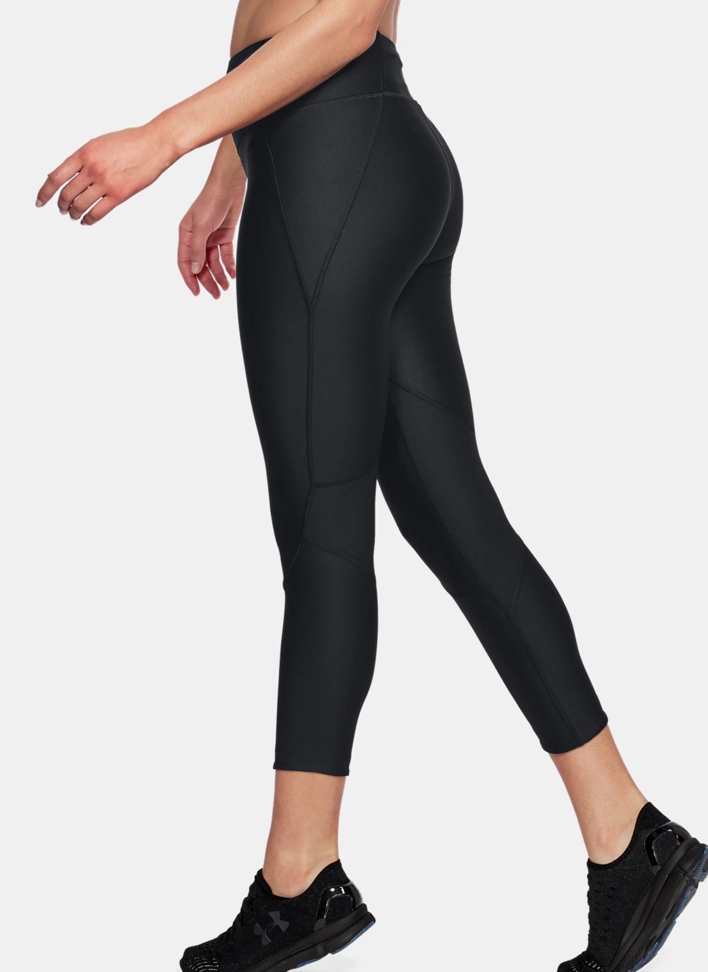 Under Armour Women's Armour Fly Fast Crop Leggings, Flint (033)/Reflective,  X-Small