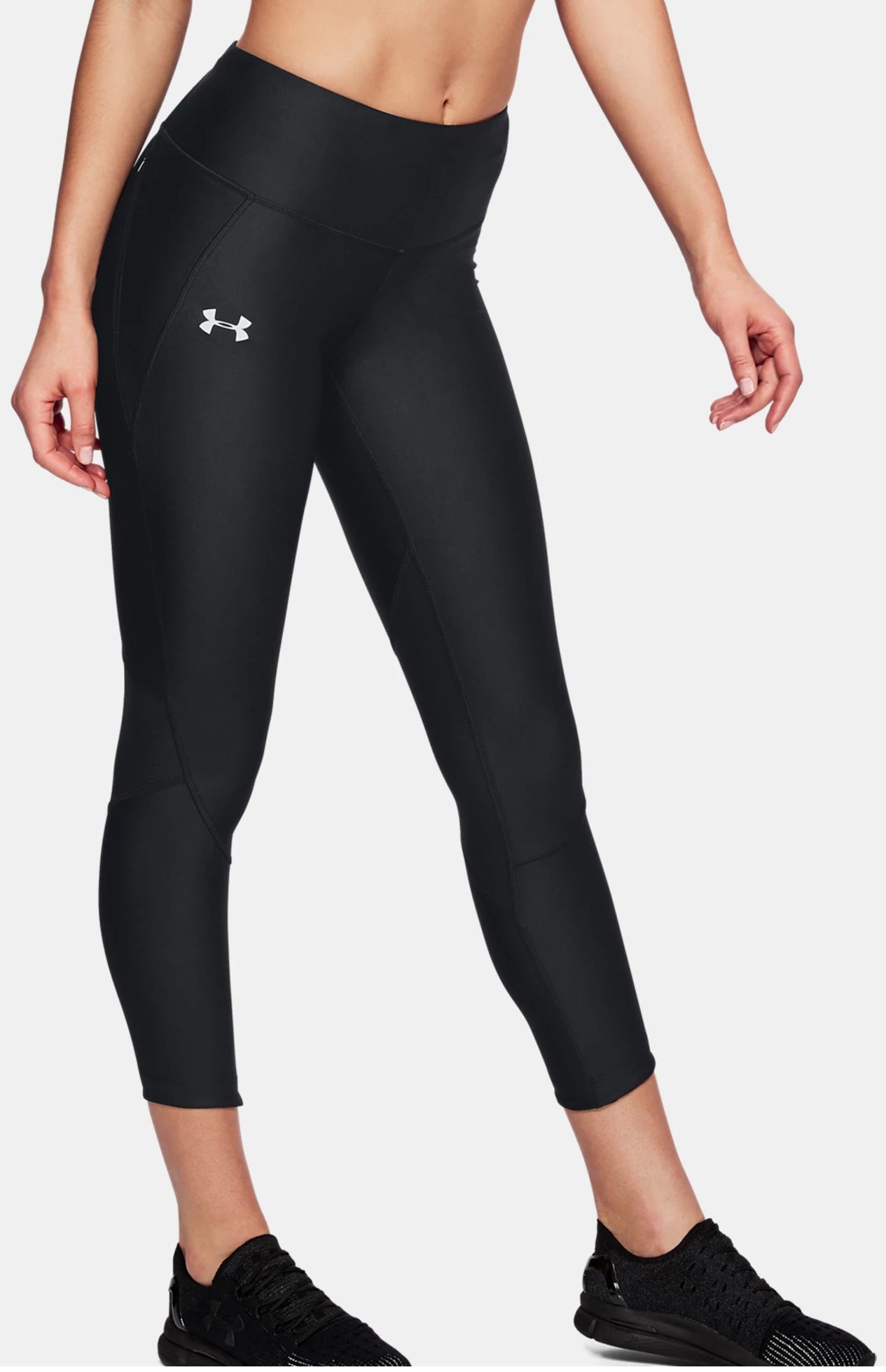 UNDER ARMOUR Women's Fly Fast Jacquard Crop Compression Leggings