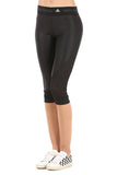 Women Stella McCartney Training Tight 3/4 Pants Black Regular S99055