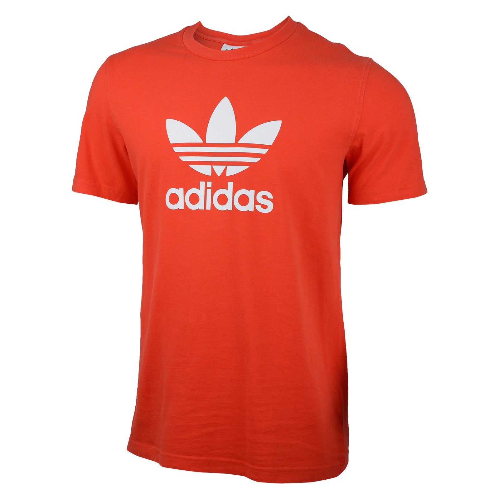 Buy adidas Men's Originals Trefoil T-Shirt Orange du0358 (Size S) at